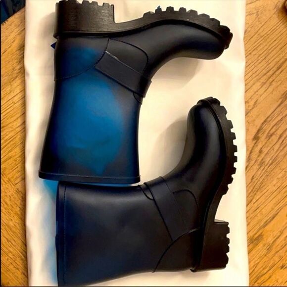 OUTSIDER BY SIXTY SEVEN INDIGO RUBBER RAIN… - Picture 5 of 10